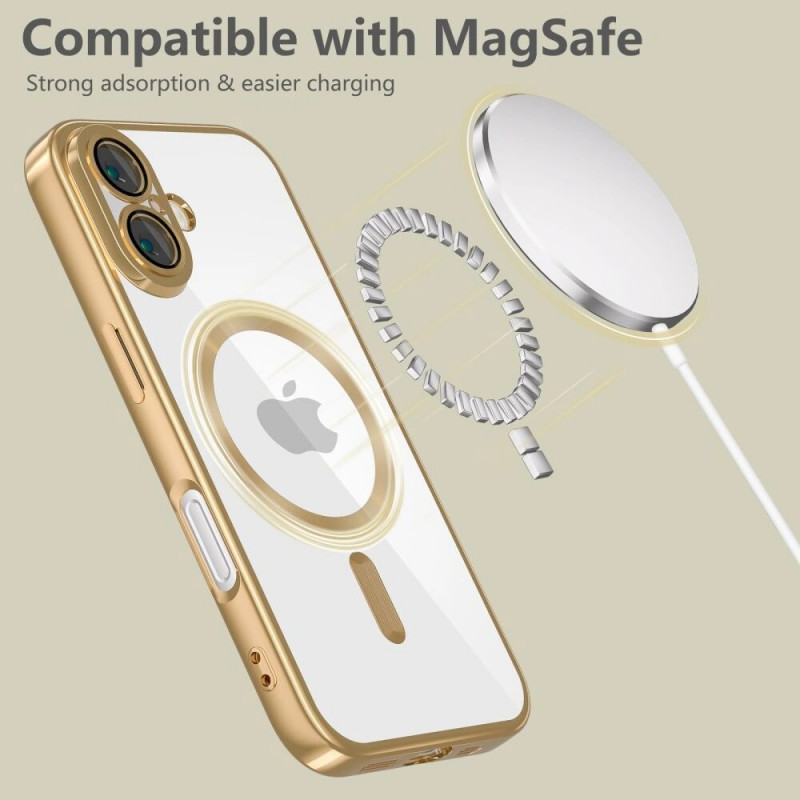 Tech-Protect MagFlex MagSafe Case THP3927 Apple iPhone 17e / 16e, Shiny Gold