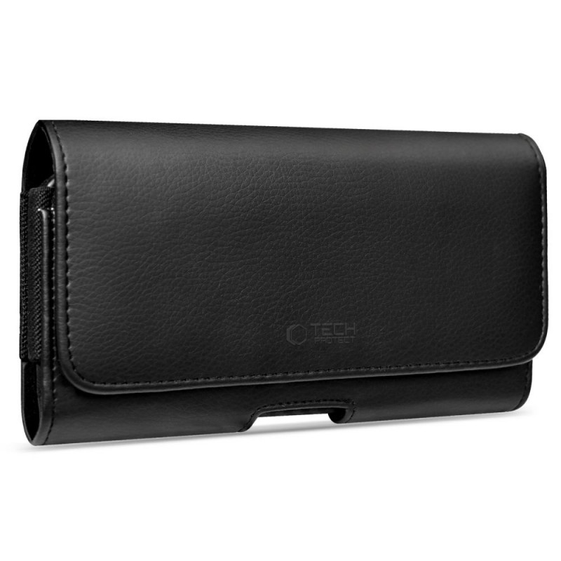 Tech-Protect SM80 THP4794 Universal Phone Holster Pouch for 5.8-6.8 Inch Smartphones, Black