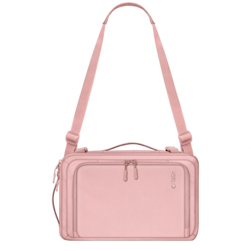 Tech-Protect Defender S50 Ryanair & Wizzair Travel Laptop Cabin Backpack, 20 L, 40x20x25 cm, Dusty Pink