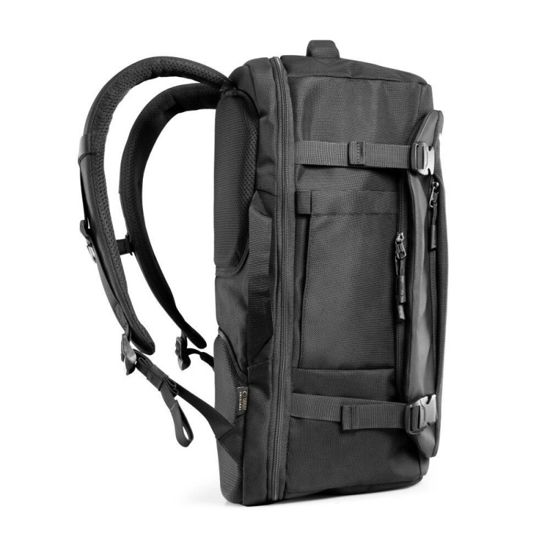 Tech-Protect Defender S40 Ryanair & Wizzair Travel Laptop Cabin Backpack, 20 L, 40x20x25 cm, Black