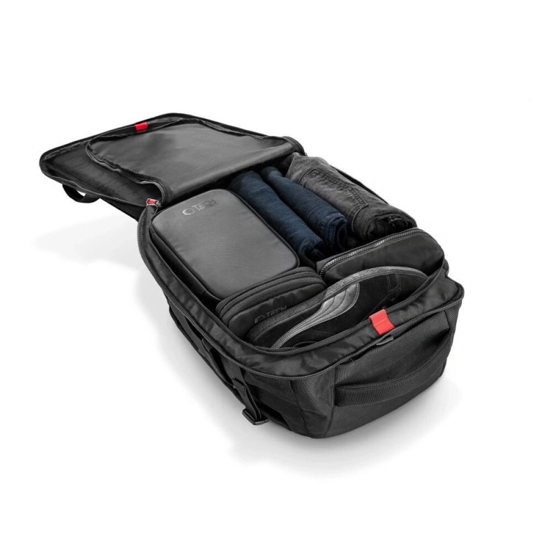 Tech-Protect Defender S40 Ryanair & Wizzair Travel Laptop Cabin Backpack, 20 L, 40x20x25 cm, Black