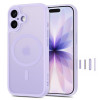 Tech-Protect MagPeak MagSafe CC Case for Apple iPhone 17, Matte Lavender