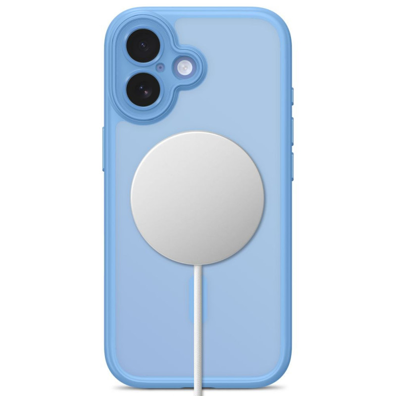 Tech-Protect MagPeak MagSafe CC Case for Apple iPhone 17, Matte Mist Blue