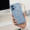 Tech-Protect MagPeak MagSafe CC Case for Apple iPhone 17, Matte Mist Blue