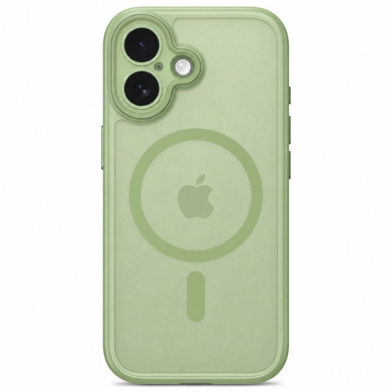 Tech-Protect MagPeak MagSafe CC Case for Apple iPhone 17, Matte Sage