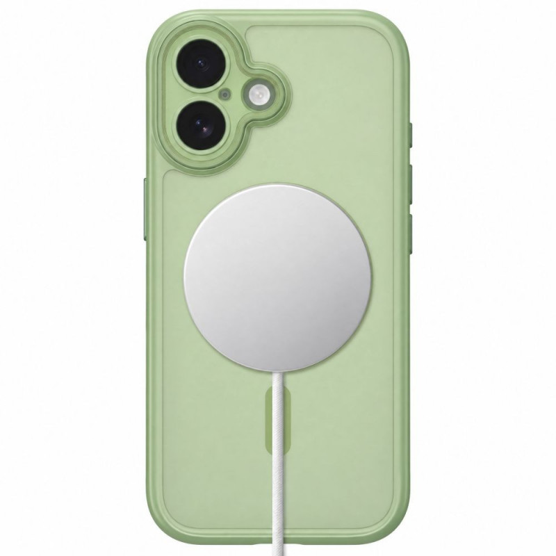 Tech-Protect MagPeak MagSafe CC Case for Apple iPhone 17, Matte Sage