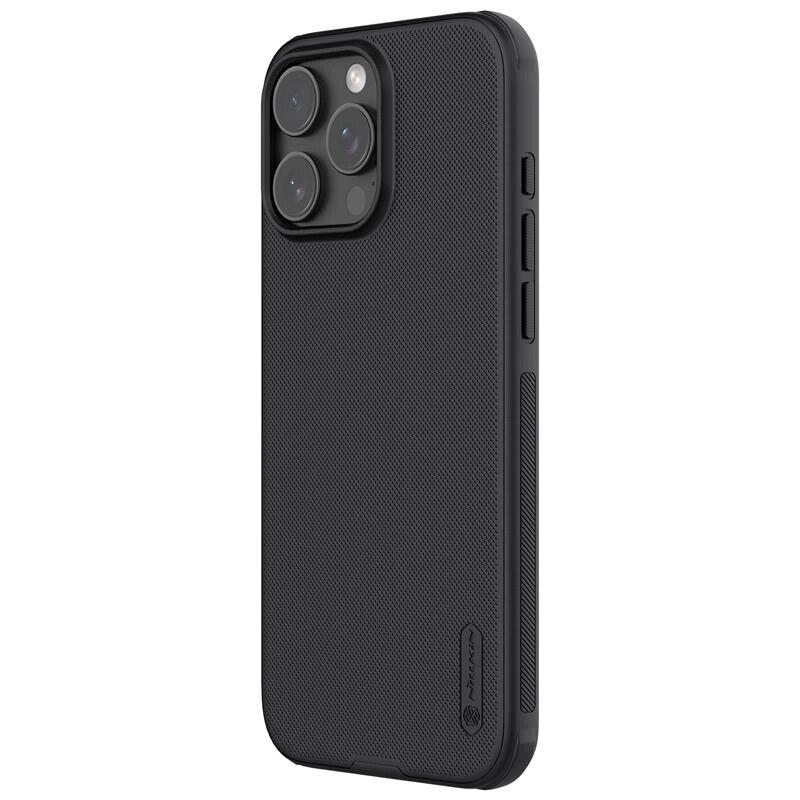 Nillkin Super Frosted Shield Pro Case for Apple iPhone 16 Pro, Black