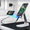 Choetech XCC-1068 PD 60W USB-C to USB-C Cable with Display, 1.2 m, Blue