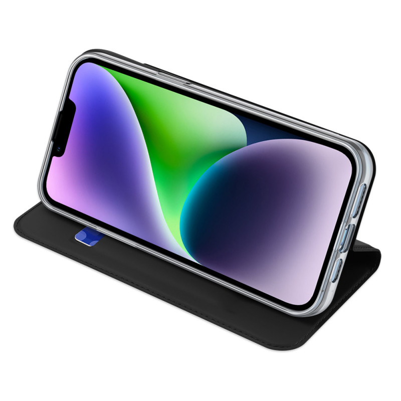 Dux Ducis Skin Pro Wallet Flip Case for Apple iPhone 15 Plus, Black