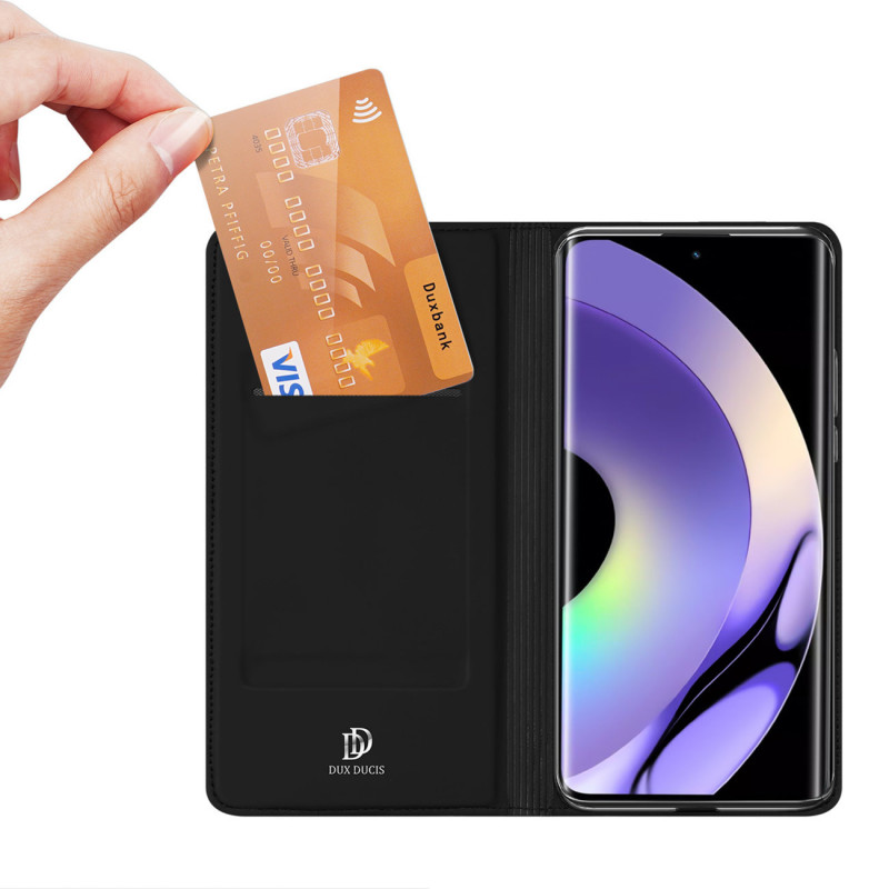 Dux Ducis Skin Pro Flip Case for Realme 10 Pro, Black