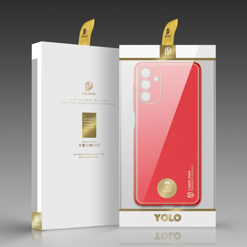 Dux Ducis Yolo Case for Samsung Galaxy A13 5G, Red