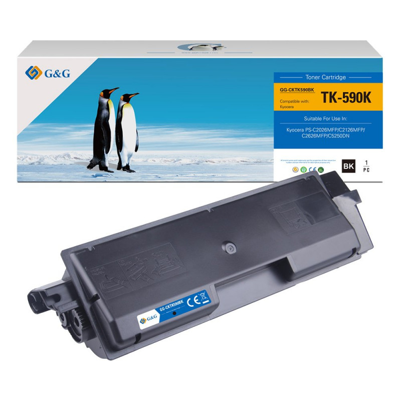 G&G compatible toner for Kyocera TK590K / 1T02KV0NL0 (14432)