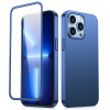 Joyroom 360 Full Case + Tempered Glass for Apple iPhone 13 Pro Max, JR-BP928, Blue