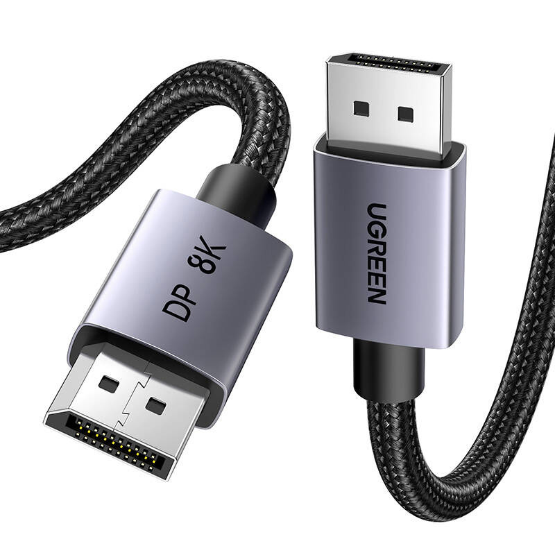 Ugreen DP120 DisplayPort 1.4 cable, 8K 60 Hz, 32.4 Gbps, 3 m, black