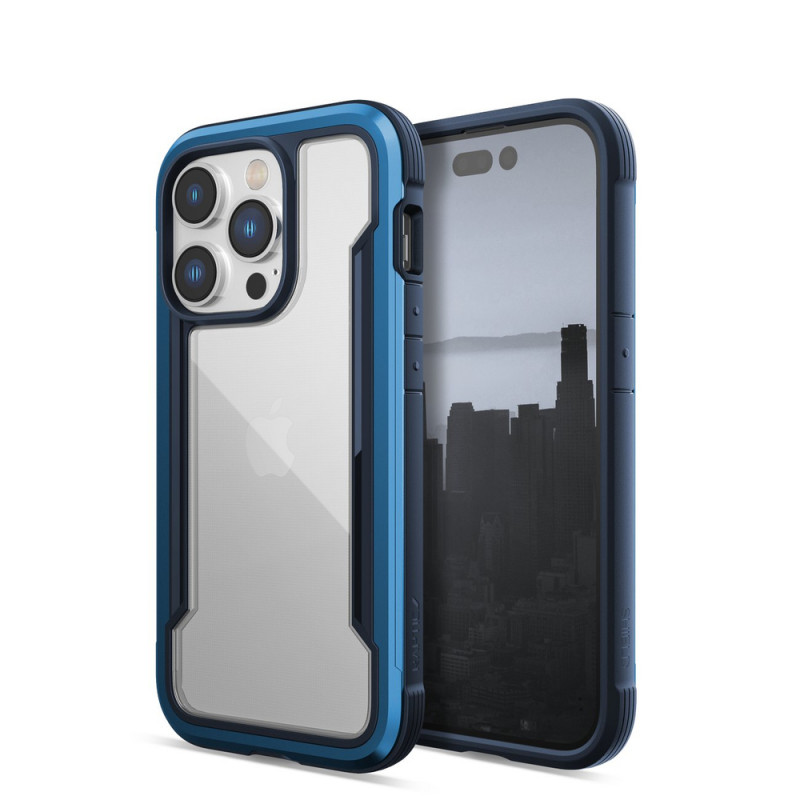 X-Doria Raptic Shield case for Apple iPhone 14 Pro, Marine Blue