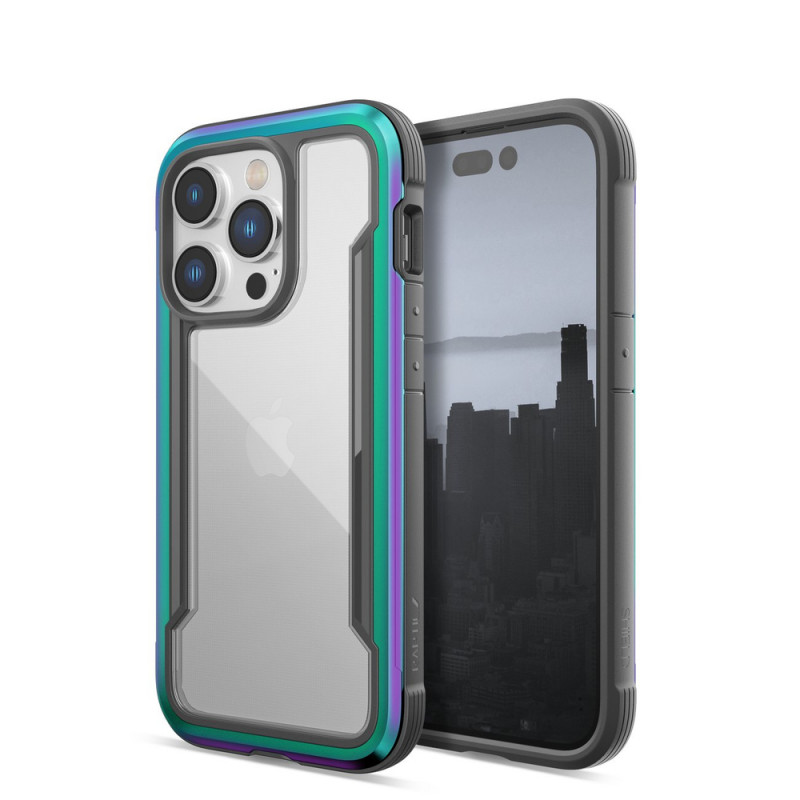 X-Doria Raptic Shield case for Apple iPhone 14 Pro, Iridescent