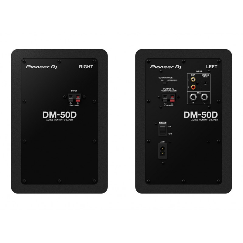 Pioneer DM-50D 2-way loudspeaker, wired, 50 W, black