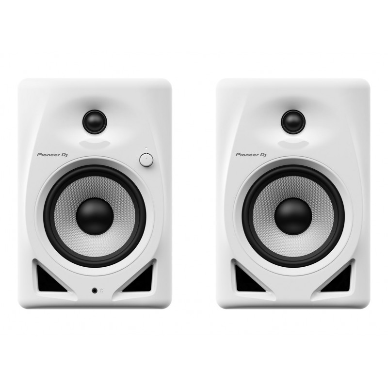 Pioneer DJ DM-50D-W active monitor speaker, 5 inch, 25 W (2 pcs), white