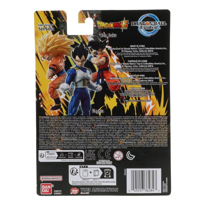 Bandai Dragon Ball Super Evolve Vegeta collectible figure