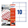 Avery Zweckform L4727-20 self-adhesive name badge labels, 90 x 54 mm, white