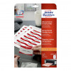 Avery Zweckform L4727-20 self-adhesive name badge labels, 90 x 54 mm, white