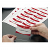 Avery Zweckform L4727-20 self-adhesive name badge labels, 90 x 54 mm, white