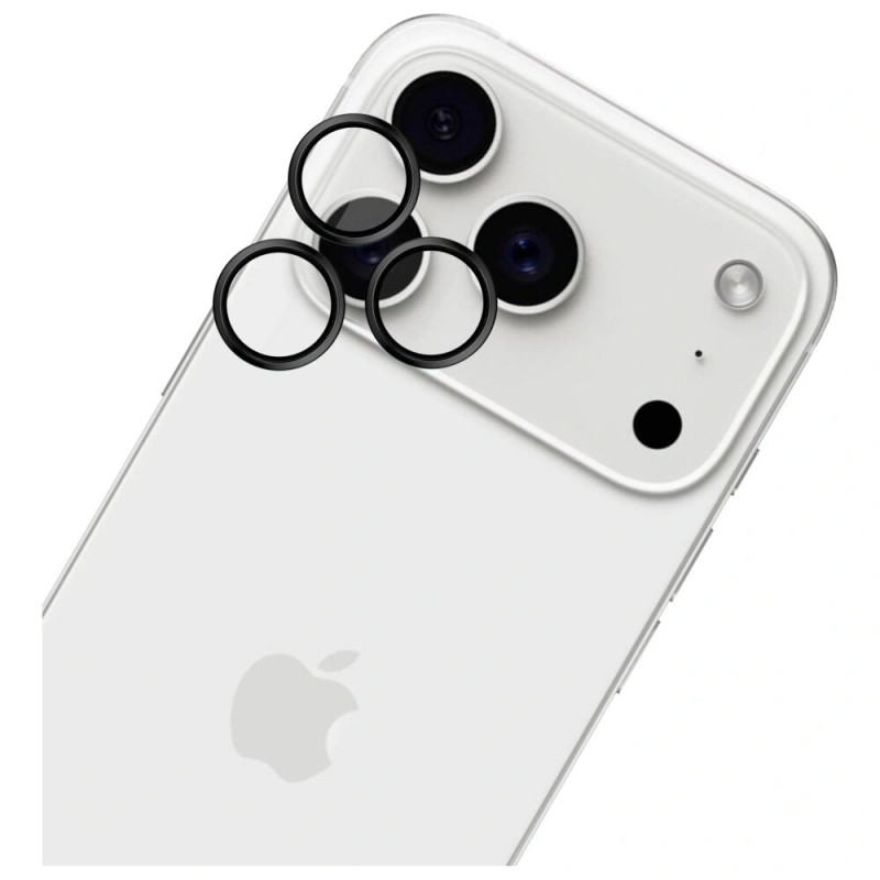 3MK HARDY Lens Protection Pro camera lens glass for Apple iPhone 17 Pro / 17 Pro Max, black