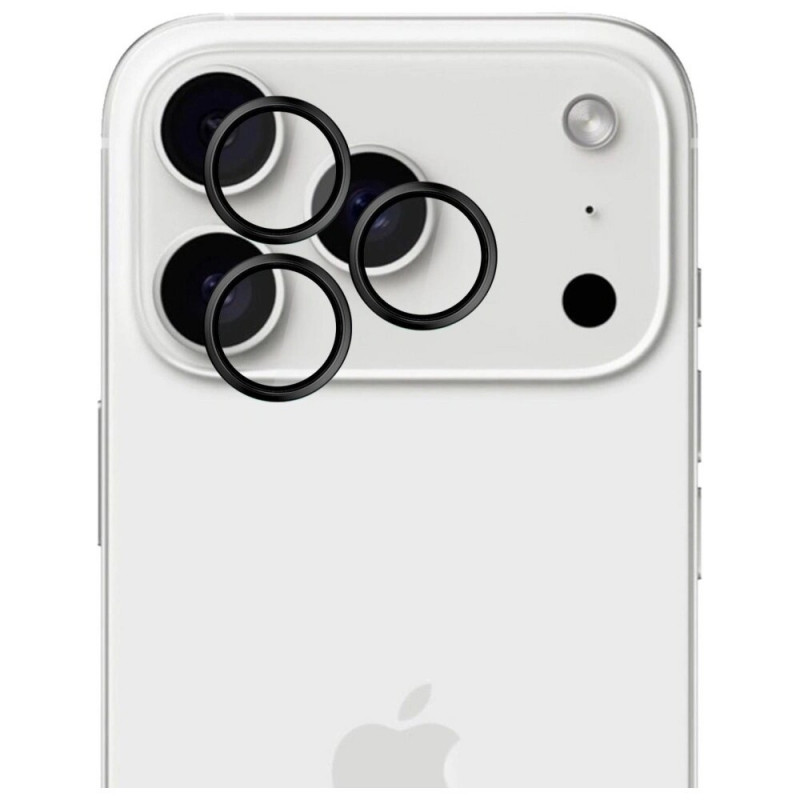 3MK HARDY Lens Protection Pro camera lens glass for Apple iPhone 17 Pro / 17 Pro Max, black