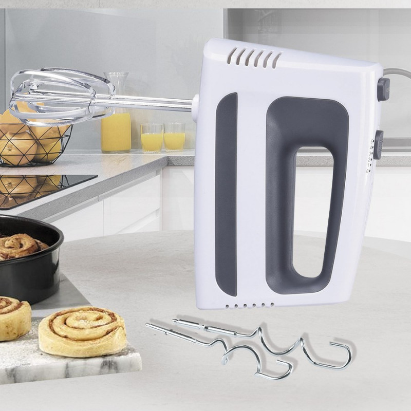 MAESTRO MR-502 Hand Mixer, 500 W, White/Black
