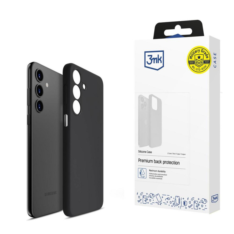 3MK Silicone Case Samsung Galaxy A15 5G, black