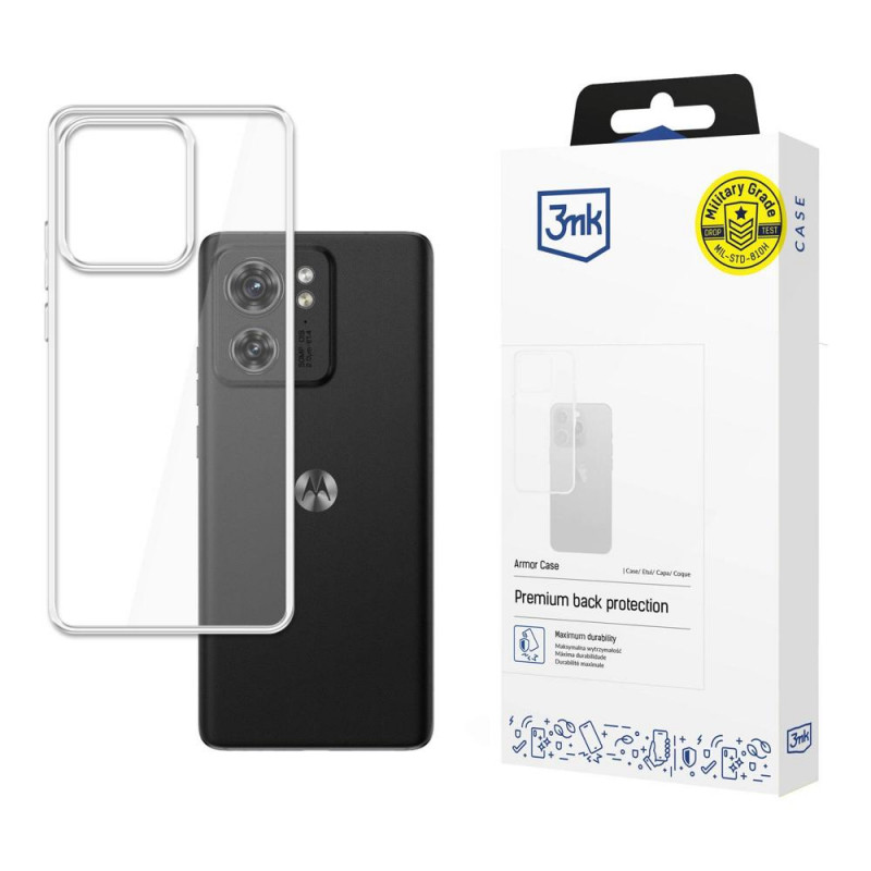 3MK Armor Case for Motorola Edge 40, Transparent