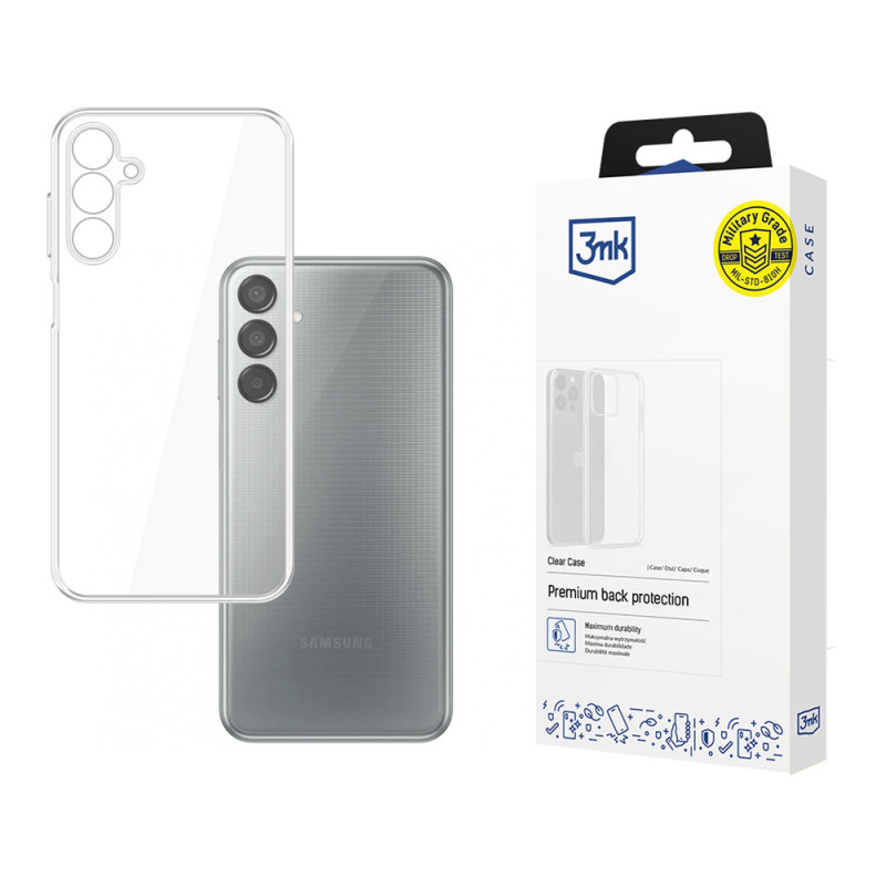 3MK Clear Case 3MK5910 smartphone case for Samsung Galaxy M15 5G, transparent