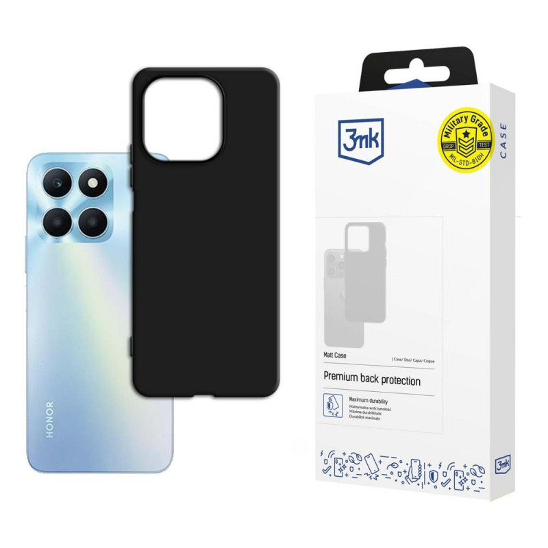 3MK Matt Case for Honor X6a, Black