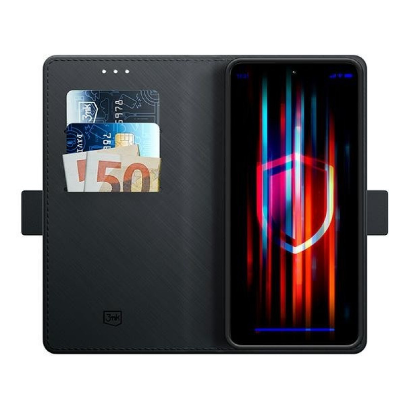 3MK Wallet Case wallet case for Xiaomi Redmi Note 13 5G, black