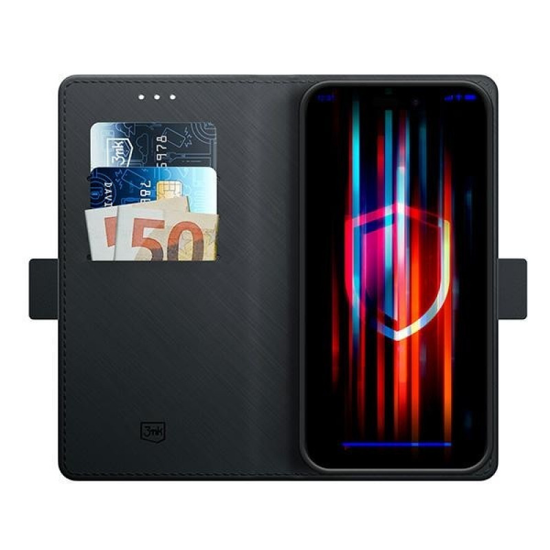 3MK Wallet Case 156225-0 wallet case for Apple iPhone 17e / 16e, black