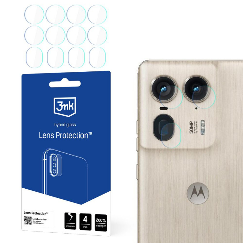 3MK Lens Protect Motorola Moto Edge 50 Ultra camera lens protector (4 pcs)