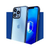 3mk Satin Armor Case+ for Apple iPhone 16 Plus, Transparent with Black Frame