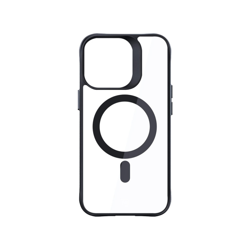 3mk Satin Armor MagCase with MagSafe for Apple iPhone 16 Pro Max (W-3SAMaCa-AiP16PM-0), Clear with Black Frame