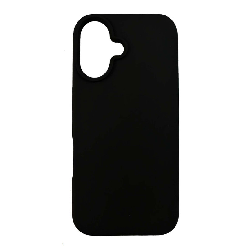 3mk Silicone Case for Apple iPhone 16 Plus, Black