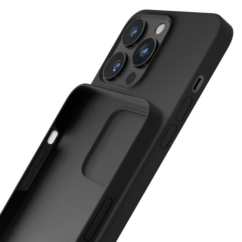 3mk Silicone Case for Apple iPhone 16 Pro Max, Black