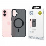 3mk Smoke MagCase with MagSafe for Apple iPhone 16 (W-3SmoMaCa-AiP16-0), Semi-Transparent
