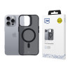 3mk Smoke MagCase with MagSafe for Apple iPhone 16 Pro Max (W-3SmoMaCa-AiP16PM-0), Semi-Transparent