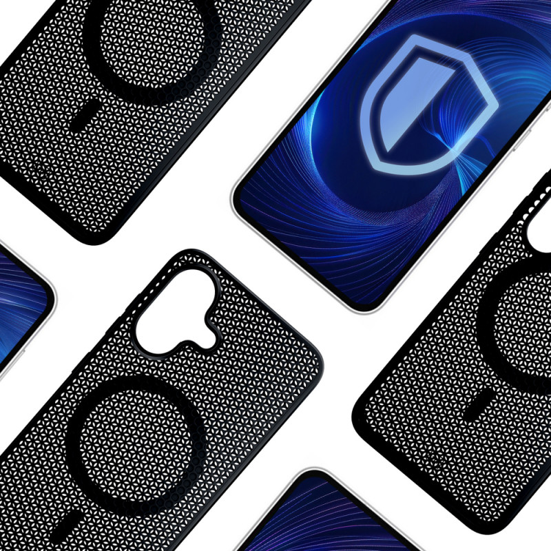 3mk COOLing MagCase for Apple iPhone 16, Black