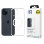 3mk Clear MagCase for Apple iPhone 15, Transparent