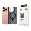 3mk Smoke MagCase with MagSafe for Apple iPhone 16 Pro, Semi-Transparent