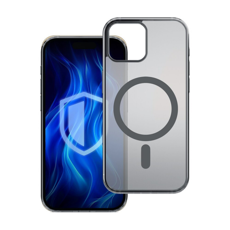 3MK Frosty MagCase case for Apple iPhone 14 Plus, black
