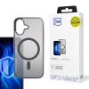 3MK Frosty MagCase case for Apple iPhone 16 Plus, black