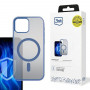 3MK Frosty MagCase case for Apple iPhone 15 Plus, blue