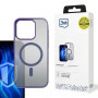 3MK Frosty MagCase MagSafe Smartphone Case for Apple iPhone 15 Pro Max, purple