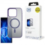 3MK Frosty MagCase MagSafe Smartphone Case for Apple iPhone 13 Pro, purple
